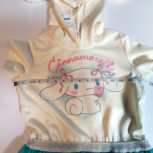 Cinnamoroll Hooded Dress With Ears Size XL By Hybrid Sanrio Egret Sparkle Skirt - Picture 6 of 9